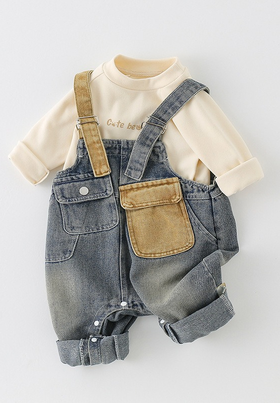 Baby Overall Denim - Baby Clothes Denim Overall Set for