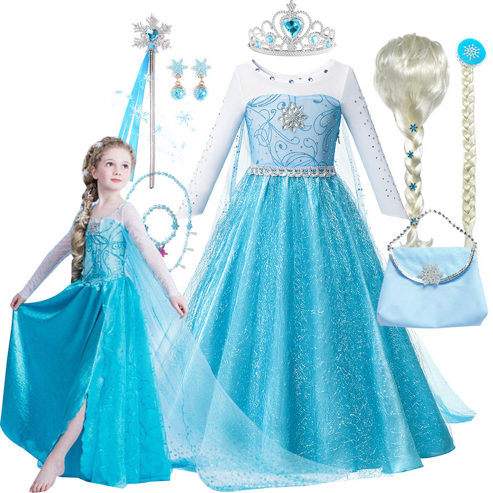 Baby Z Clothing - Baby Girl Princess Elsa Costume Snow