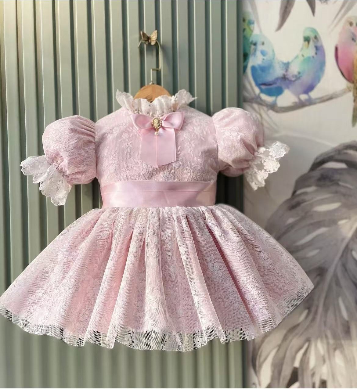 Baby Z Clothing - 0-12Y Baby Girl Summer Pink Mesh