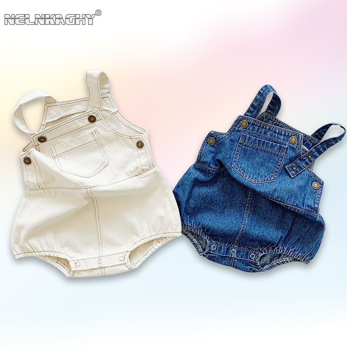Baby Overall Denim - 2025 new in summer infant newborn