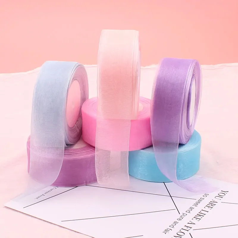 Baby Xmas Clothing - 4cm Chiffon Organza Ribbon Wholesale Gift