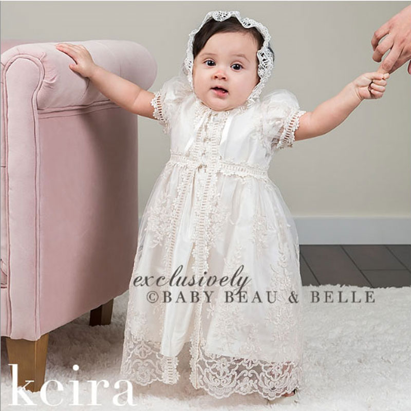 Baby Xmas Clothing - baby girl dresses embroidery pearl 1