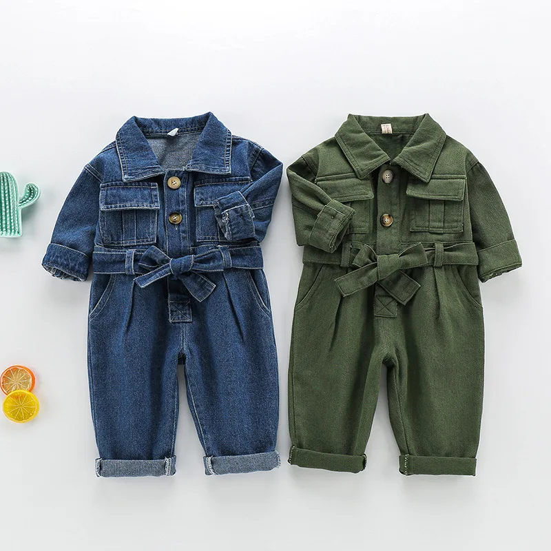 2026 Spring Kids Denim Jumpsui - огляд і ціна Baby Overall Denim