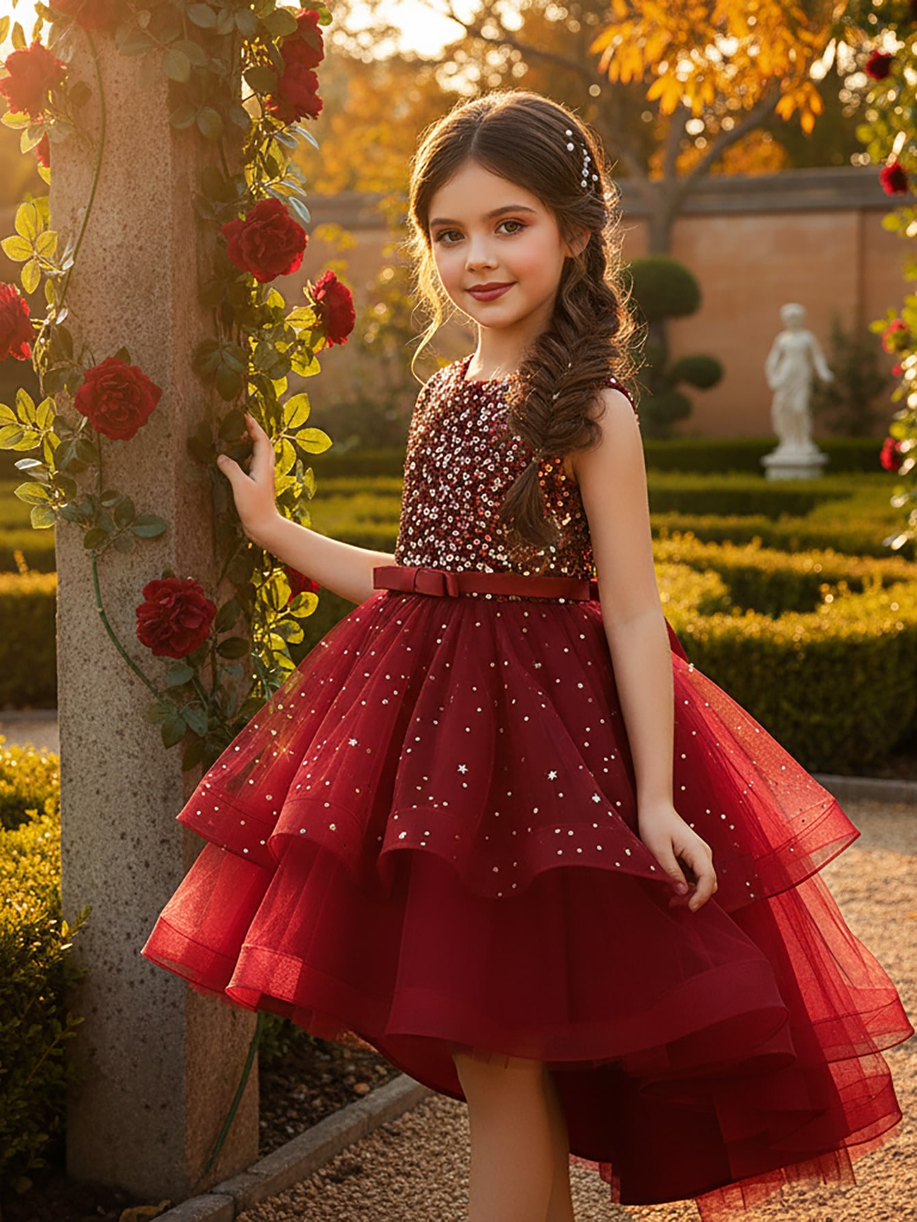 Baby Girl Princess Floral Sequ - огляд і ціна Baby Z Clothing