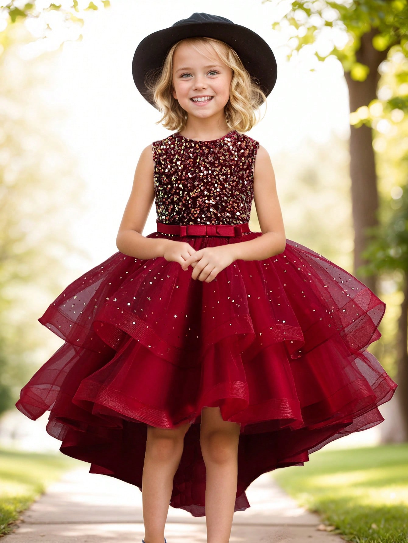 Baby Girl Princess Floral Sequ - огляд і ціна Baby Z Clothing