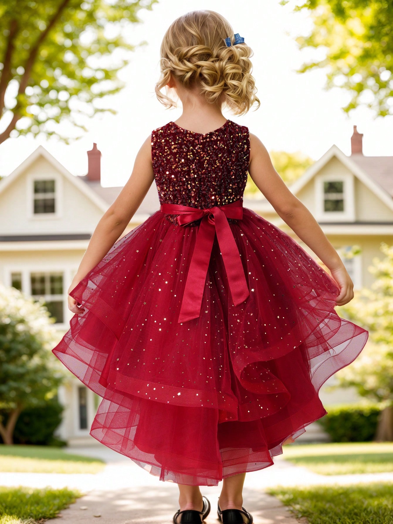 Baby Girl Princess Floral Sequ - огляд і ціна Baby Z Clothing