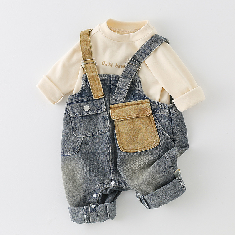 Baby Clothes Denim Overall Set - огляд і ціна Baby Overall Denim
