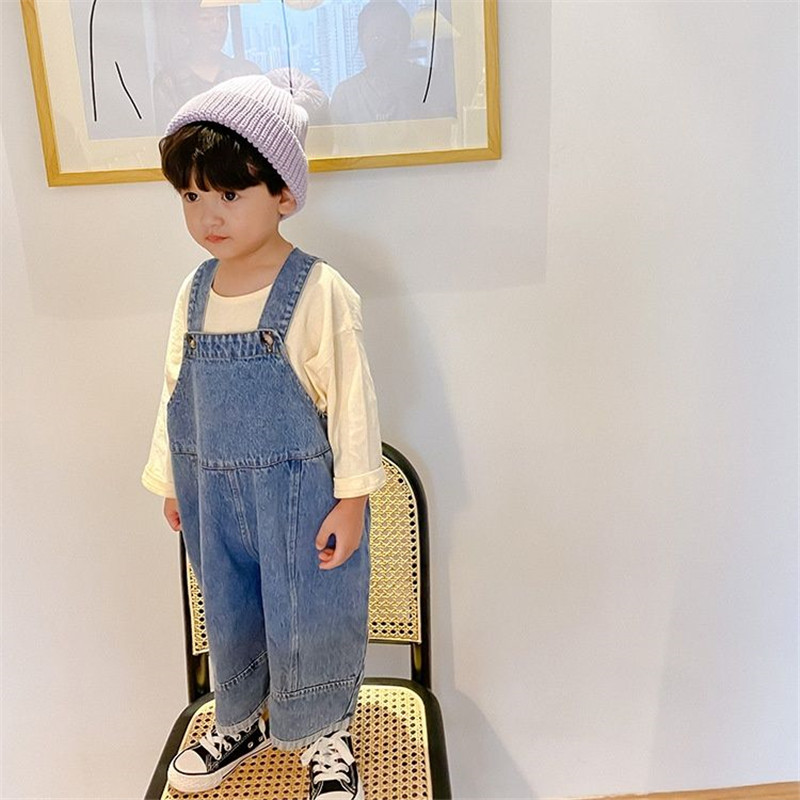 Autumn New Children's Loose Wi - огляд і ціна Baby Overall Denim