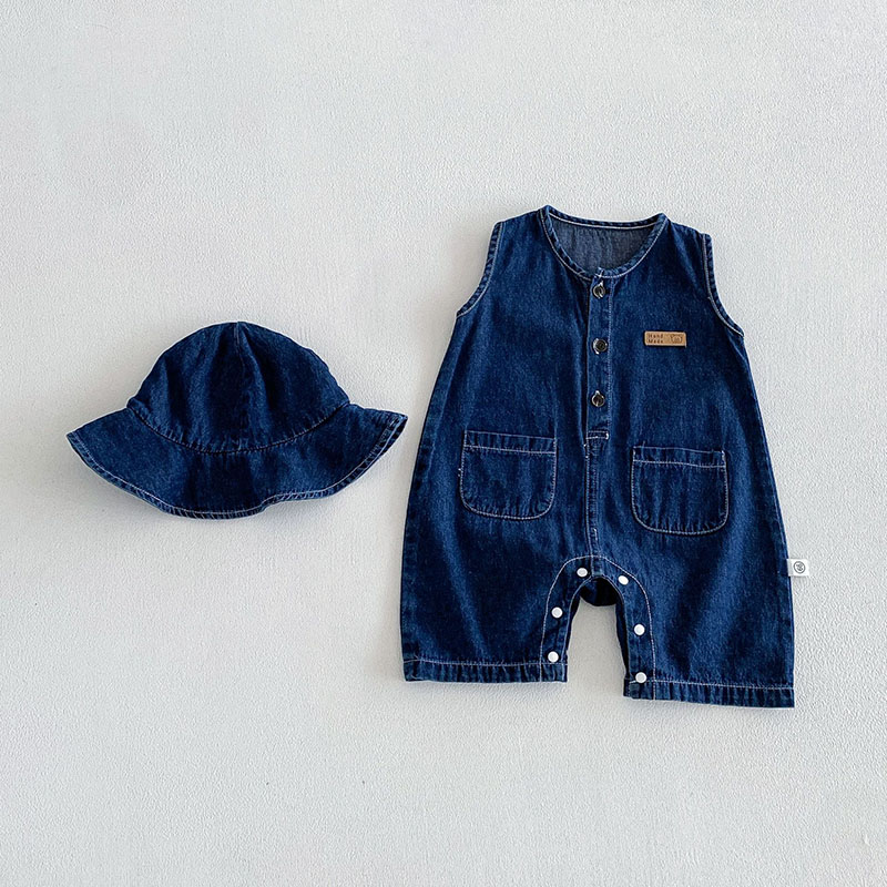 2026 Baby Summer Rompers 3-24M - огляд і ціна Baby Overall Denim