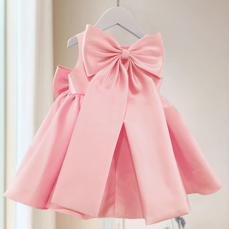 Big Bow Baby Girls Party Dress - огляд і ціна Baby Xmas Clothing