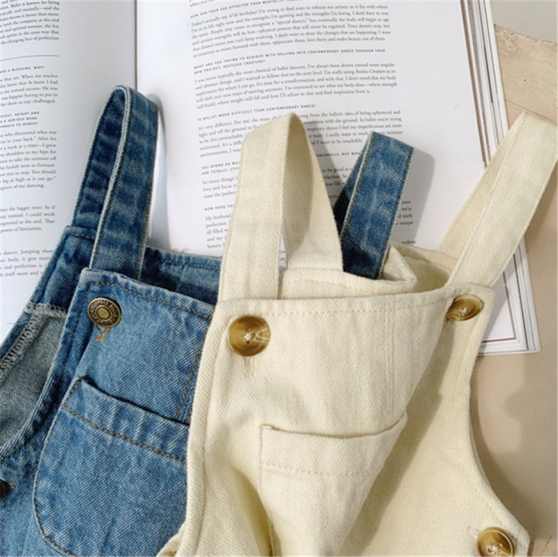 Baby Boy Solid Denim Overalls  - огляд і ціна Baby Overall Denim